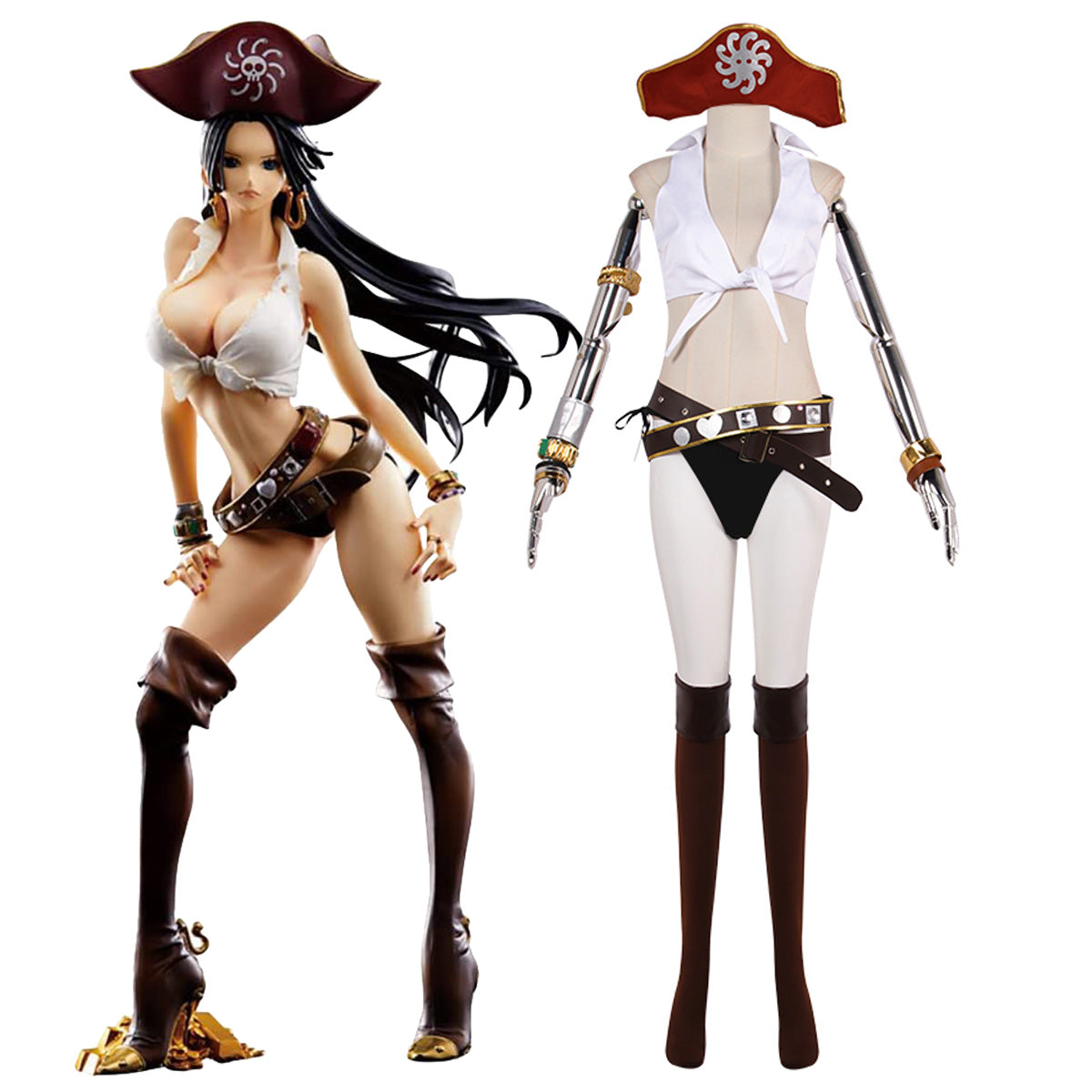 One Piece Boa Hancock Flag Diamond Ship Cosplay Costume Costume - Tophatter Daily Deals